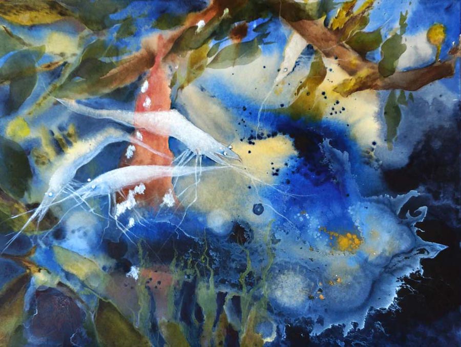 Sana Shaw painting